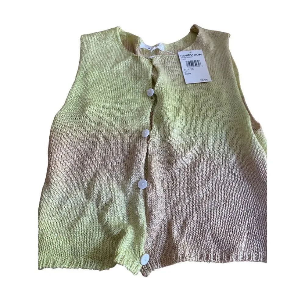 Pacsun Ombre Knit Vest Size XS NWT